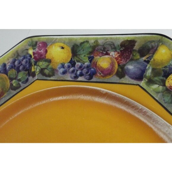 2 Vintage Regal Ware R P Co Octagon Plate Lot #5 Made in England Regal Pottery - Picture 10 of 12